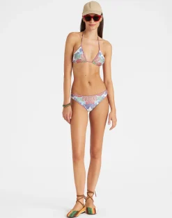 La DoubleJ Moda Mare<Bikini BottomGrenadilla Plac&eacute;e Off White in Lycra