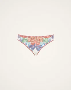 La DoubleJ Moda Mare<Bikini BottomGrenadilla Plac&eacute;e Off White in Lycra