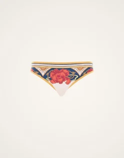 La DoubleJ Moda Mare<Bikini BottomTaormina Plac&eacute;e Ivory in Lycra