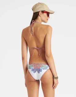 La DoubleJ Moda Mare<Bikini TopGrenadilla Placée Off White in Lycra