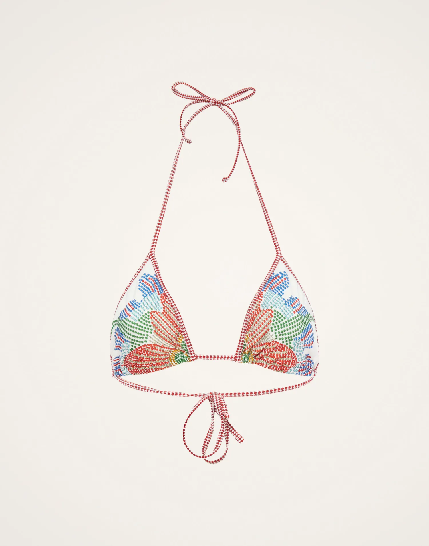 La DoubleJ Moda Mare<Bikini TopGrenadilla Placée Off White in Lycra