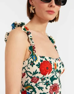 La DoubleJ Moda Mare<Boop SwimsuitDragonflower Mini Multicolor in Lycra