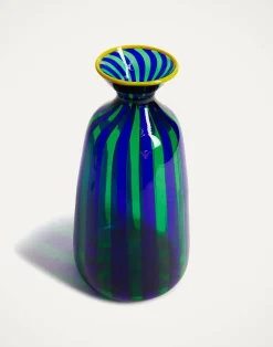 La DoubleJ Vasi|Home Décor<Bottiglia Vase (Smooth)Blu/Verde in Glass