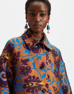 La DoubleJ Capispalla<Boxy CoatJacquard Selva in Jacquard