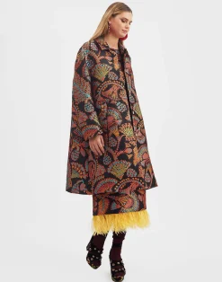 La DoubleJ Capispalla<Boxy CoatSicomore Black in Jacquard