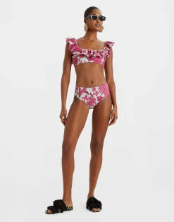 La DoubleJ Moda Mare<Boy BriefLilium Purple in Piquet Lycra