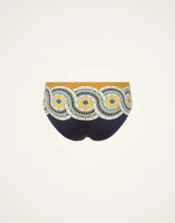 La DoubleJ Moda Mare<Boy BriefMudejar Plac&eacute;e Blue in Supreme Lycra