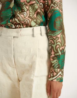 La DoubleJ Camicie E Top<Boy ShirtAnemone Pink in Twill Silk