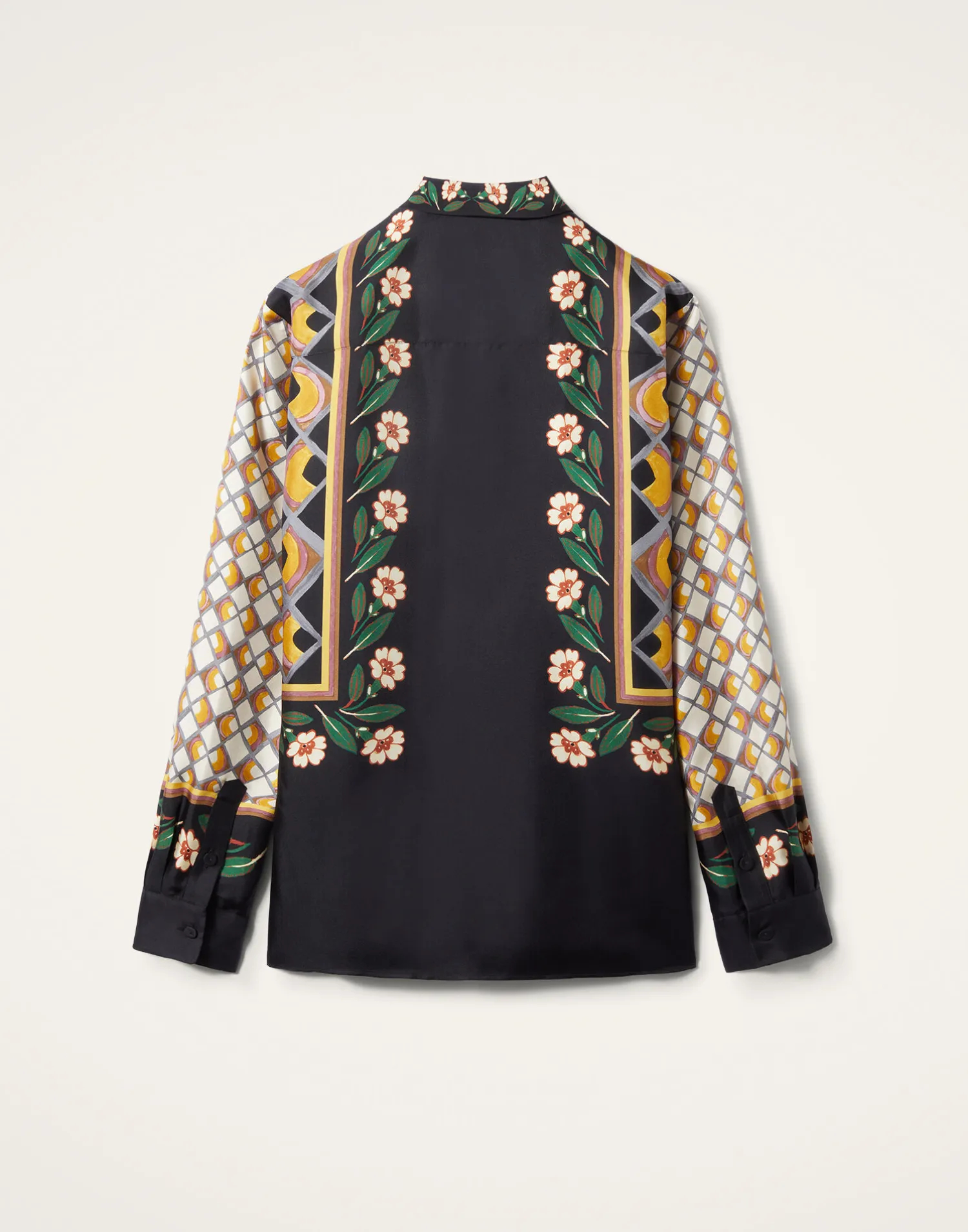 La DoubleJ Camicie E Top<Boy ShirtDazed Placée Black in Silk Twill