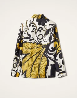 La DoubleJ Camicie E Top<Boy ShirtMarea Black & White in Silk Twill