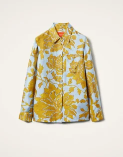 La DoubleJ Party Dressing<Boy ShirtTangle Light Blue in Silk Twill
