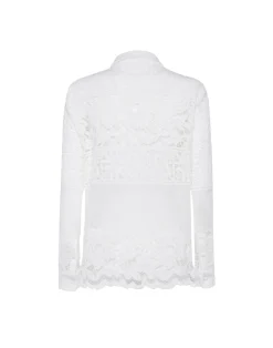 La DoubleJ Camicie E Top<Boy ShirtWhite in Cotton Lace