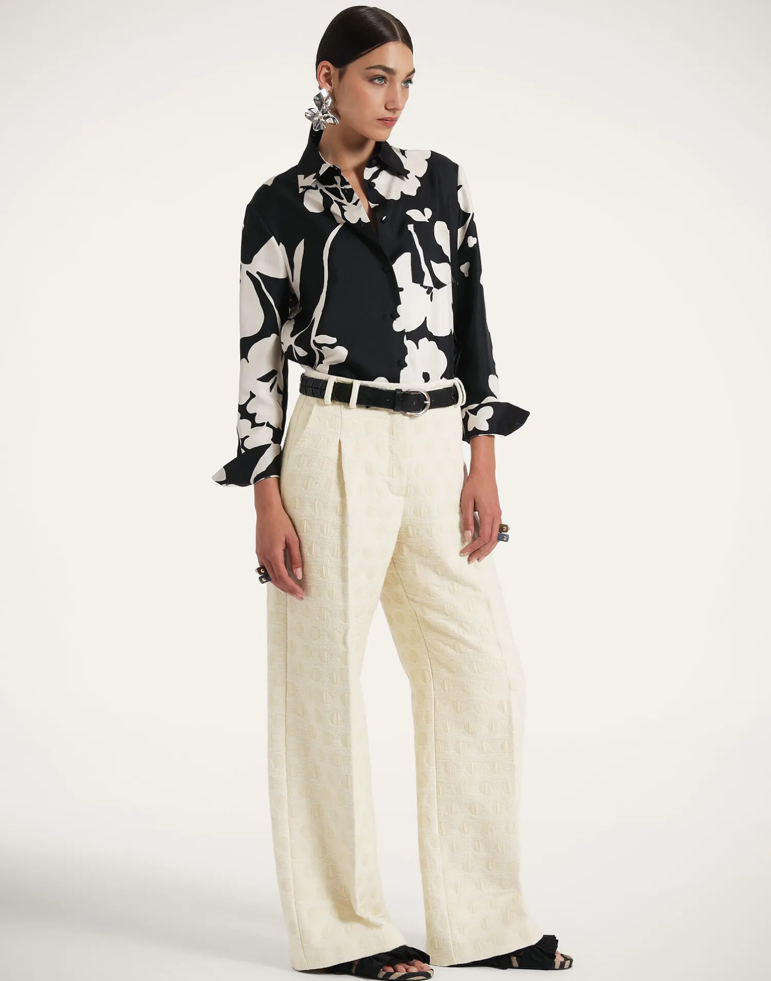 La DoubleJ Camicie E Top<Boy ShirtWinter Jasmine in Twill Silk