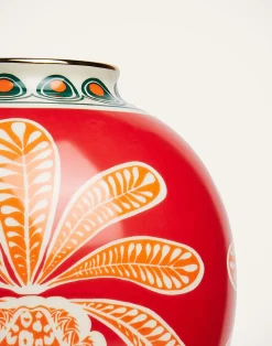 La DoubleJ Vasi|Home Décor<Bubble VaseBig Pineapple Bordeaux in Porcelain