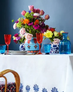 La DoubleJ Vasi|Home Décor<Bubble VasePineapple Azzurro in Porcelain