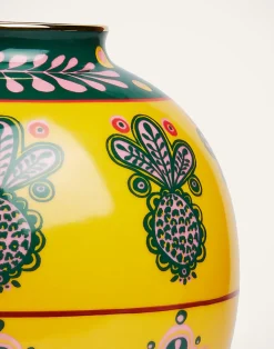 La DoubleJ Vasi|Home Décor<Bubble VasePineapple Giallo in Porcelain