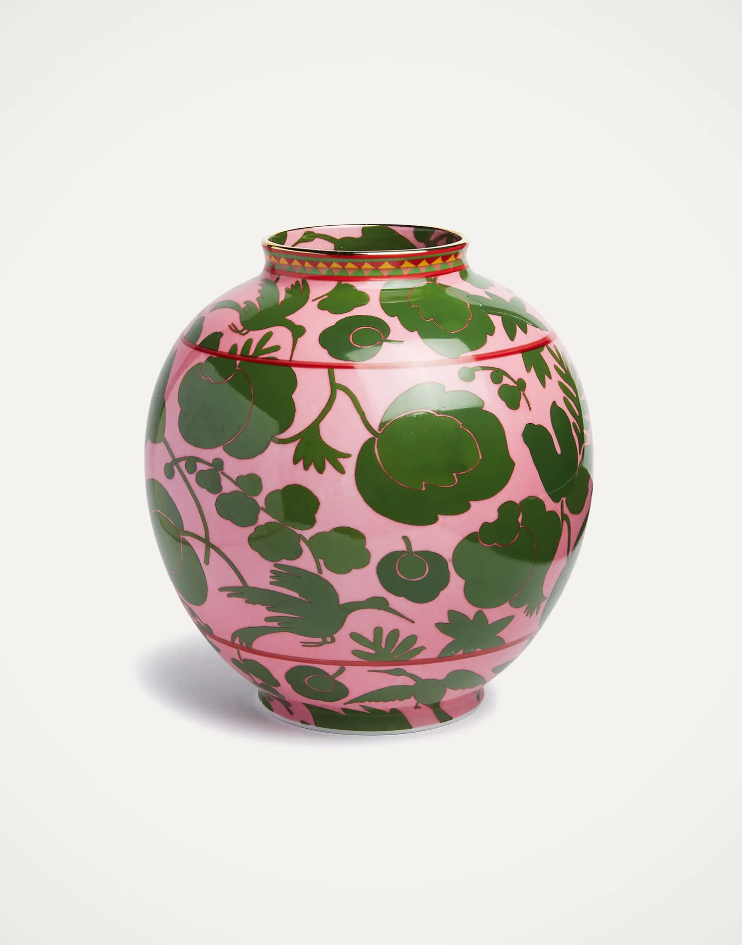 La DoubleJ Vasi|Home Décor<Bubble VaseWildbird Rosa/Verde in Porcelain