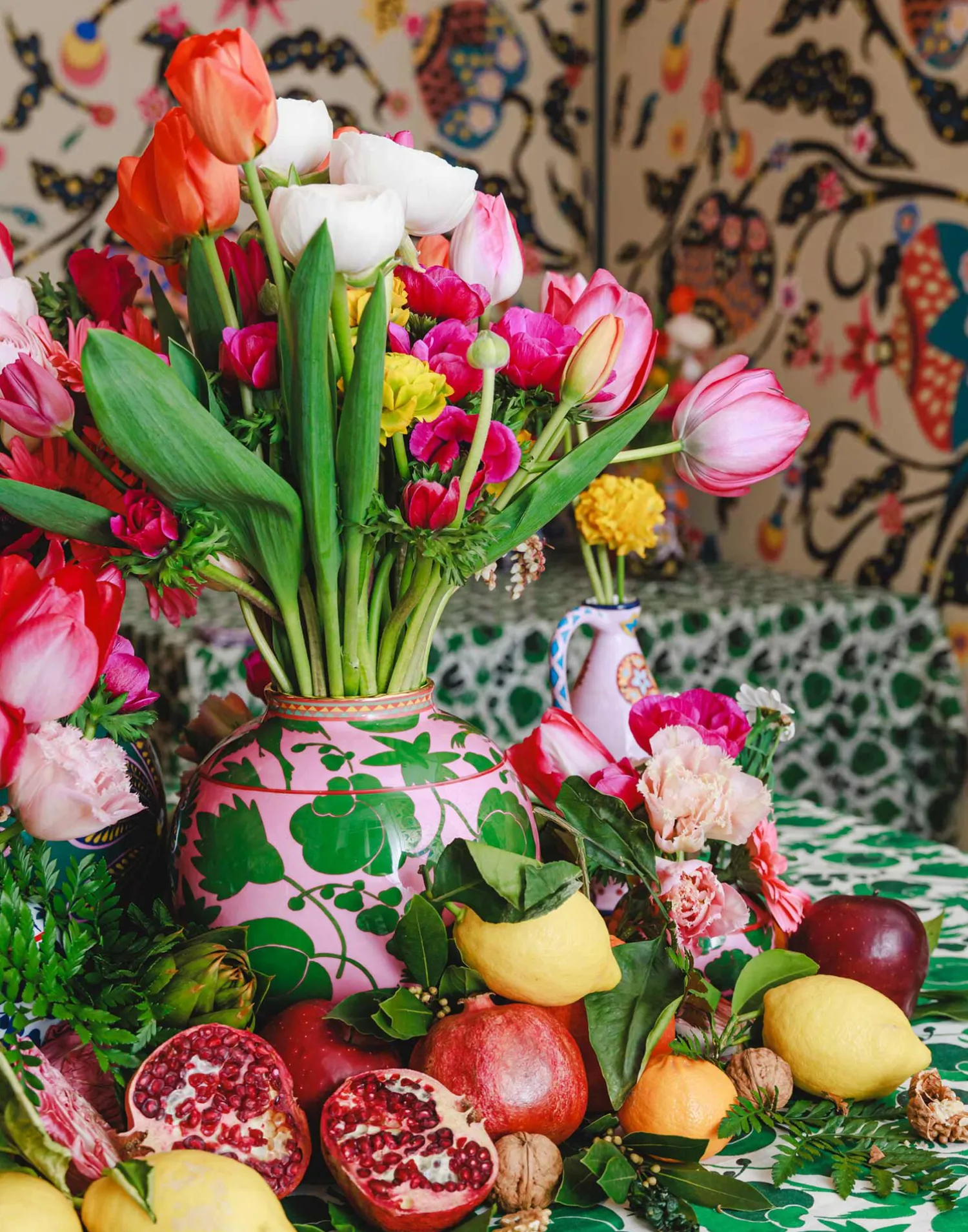 La DoubleJ Vasi|Home Décor<Bubble VaseWildbird Rosa/Verde in Porcelain