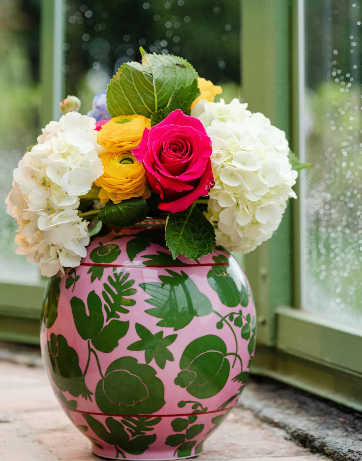 La DoubleJ Vasi|Home Décor<Bubble VaseWildbird Rosa/Verde in Porcelain