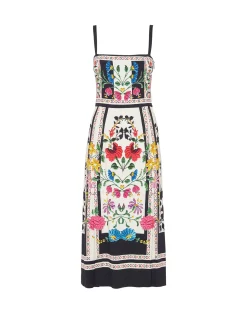 La DoubleJ Vestiti<Buy Me A Martini DressPlaza Placée Ivory in Envers Satin