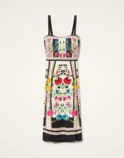 La DoubleJ Vestiti<Buy Me A Martini DressPlaza Placée Ivory in Envers Satin