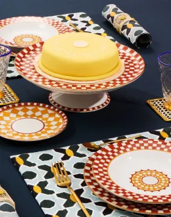 La DoubleJ Accessori Per La Tavola|Tavola<Cake StandApollo Brick in Porcelain