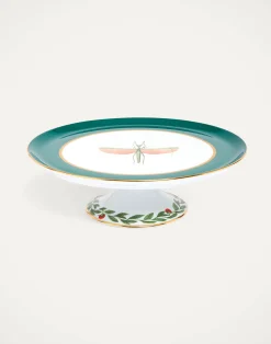 La DoubleJ Accessori Per La Tavola|Tavola<Cake StandLibellula Green in Porcelain