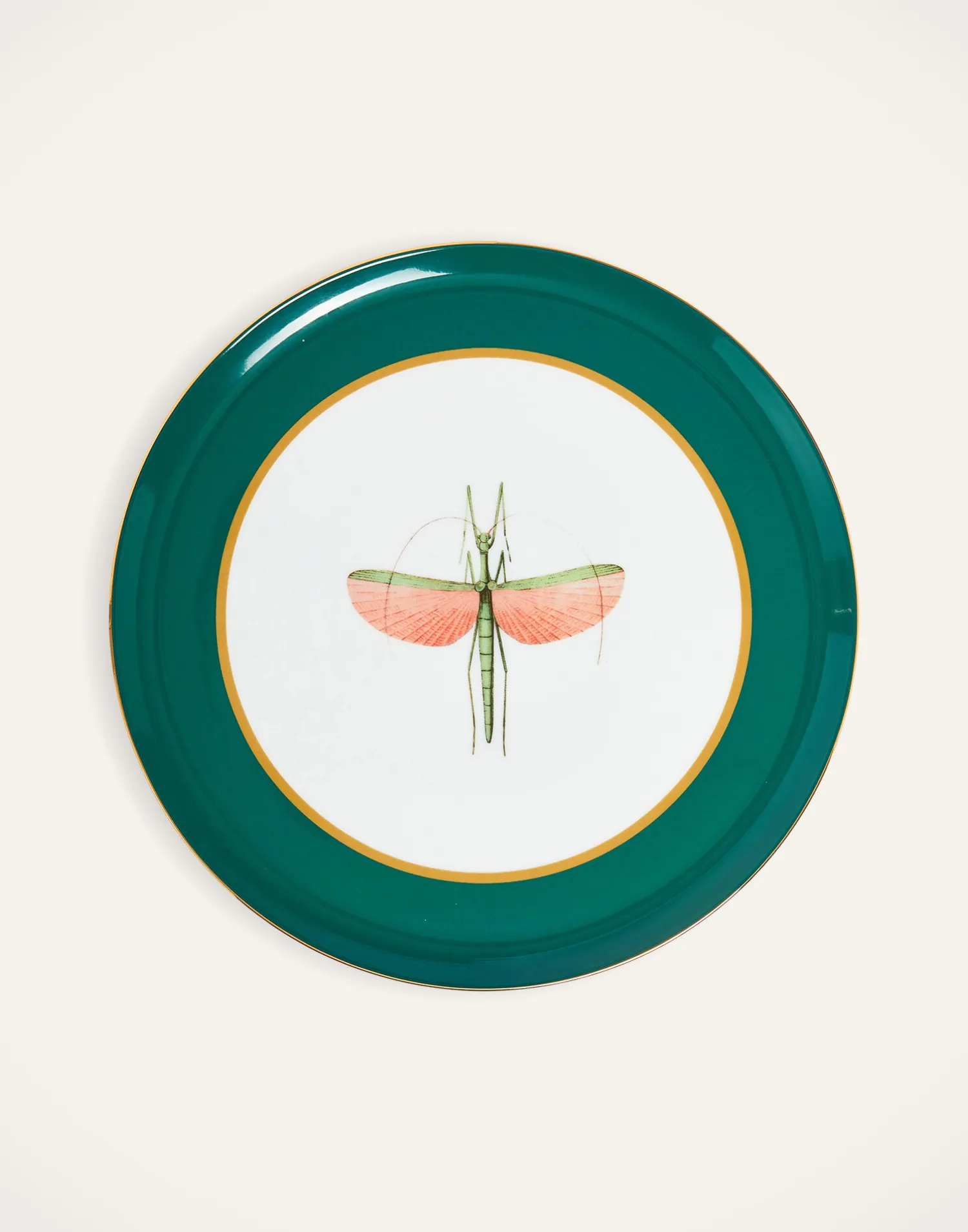 La DoubleJ Accessori Per La Tavola|Tavola<Cake StandLibellula Green in Porcelain