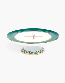 La DoubleJ Accessori Per La Tavola|Tavola<Cake StandLibellula Green in Porcelain