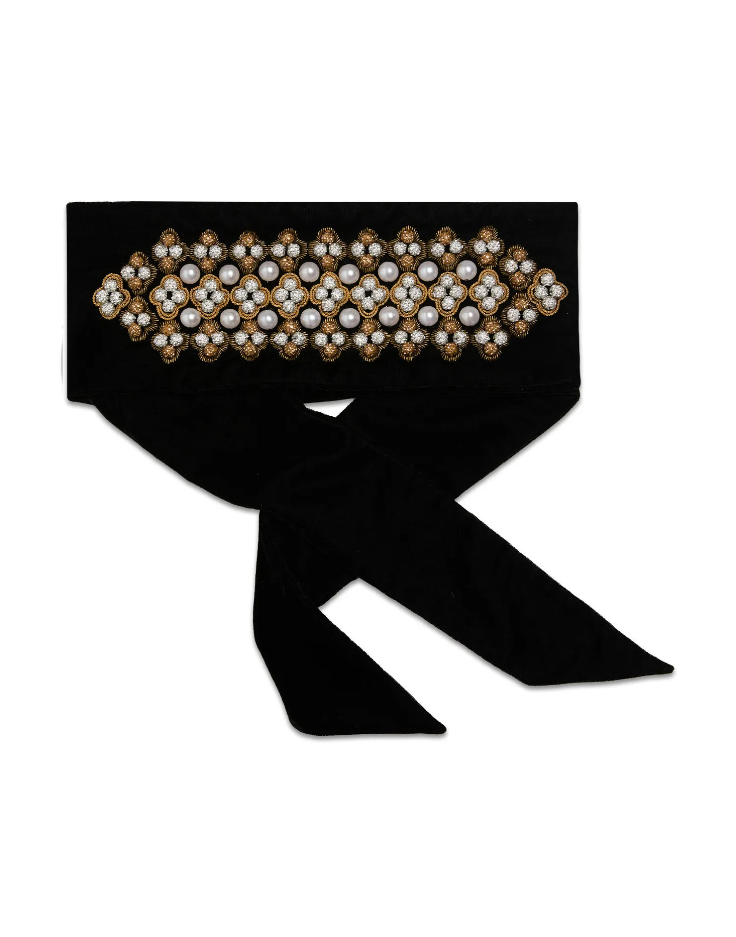 La DoubleJ Accessories|Piccoli Accessori<Caterina BeltSolid Black in Velvet