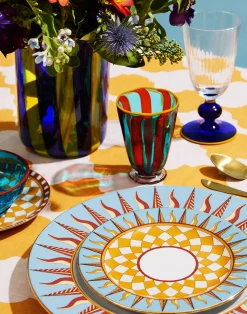La DoubleJ Piatti|Tavola<Charger PlateRa Sky Blue in Porcelain