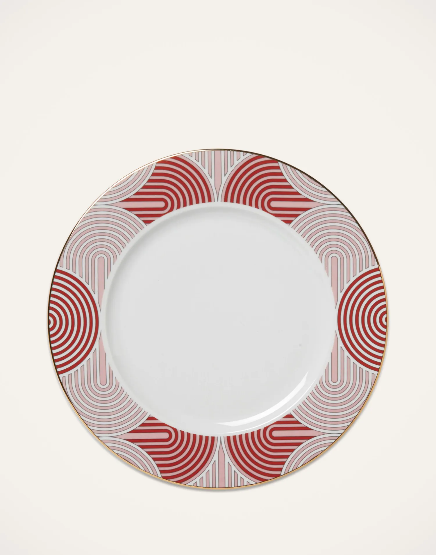 La DoubleJ Piatti|Tavola<Charger PlateSlinky Rosso in Porcelain