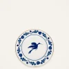 La DoubleJ Piatti|Tavola<Charger PlateWildbird Blu in Porcelain
