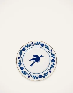 La DoubleJ Piatti|Tavola<Charger PlateWildbird Blu in Porcelain