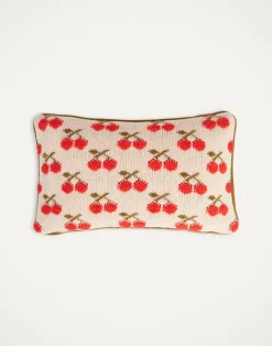 La DoubleJ Cuscini E Coperte|Home Décor<Cherry Knitted CushionOff White in Wool