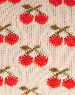 La DoubleJ Cuscini E Coperte|Home Décor<Cherry Knitted CushionOff White in Wool