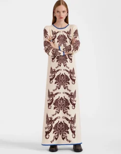 La DoubleJ Maglieria|Vestiti<Cherubs Knit DressCherubs Ivory in Wool