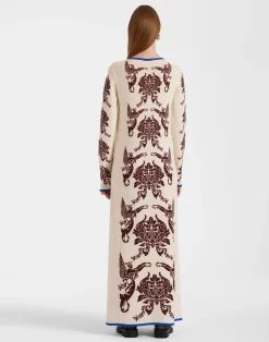 La DoubleJ Maglieria|Vestiti<Cherubs Knit DressCherubs Ivory in Wool