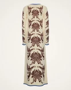 La DoubleJ Maglieria|Vestiti<Cherubs Knit DressCherubs Ivory in Wool