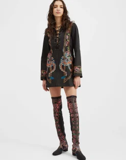 La DoubleJ Vestiti<Chiara DressEve Black in Denim
