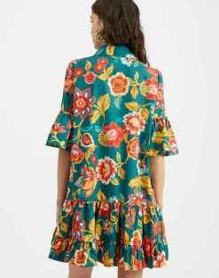 La DoubleJ Vestiti<Choux DressHottie Emerald in Summer Poplin