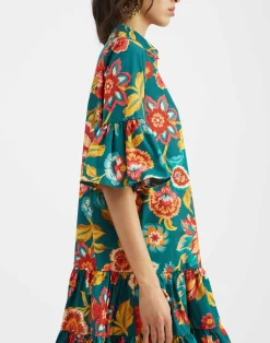 La DoubleJ Vestiti<Choux DressHottie Emerald in Summer Poplin