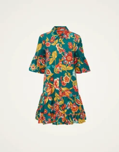 La DoubleJ Vestiti<Choux DressHottie Emerald in Summer Poplin