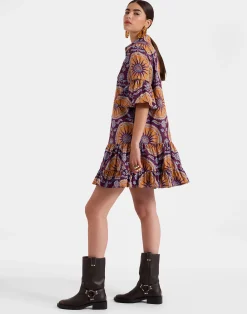 La DoubleJ Vestiti<Choux DressSovereign Purple in Summer Poplin