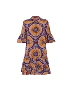 La DoubleJ Vestiti<Choux DressSovereign Purple in Summer Poplin