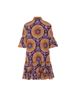 La DoubleJ Vestiti<Choux DressSovereign Purple in Summer Poplin