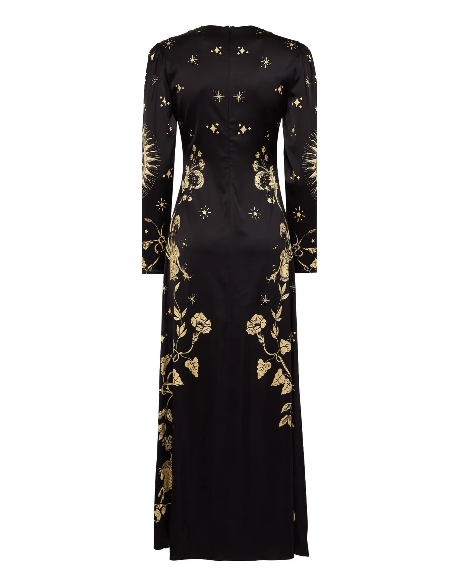 La DoubleJ Vestiti<Clingy Swing DressBoboli Placée Black in Stretch Satin