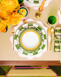 La DoubleJ Runner E Tovagliette|Tessili<Cloud Placemat Set of 2Pink in Cotton