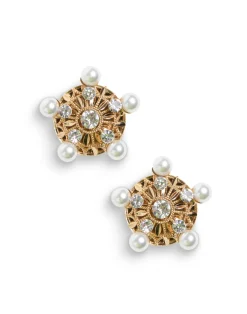 La DoubleJ Bijoux|Accessories<Corsini EarringsSolid Gold in Brass