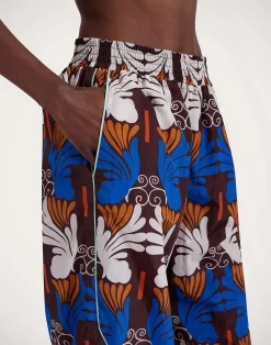 La DoubleJ Loungewear<Court PantsAli Chocolate in Nylon